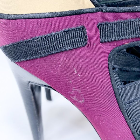 PIERRE HARDY Colorblock Textile Strappy Heels - Picture 2 of 8